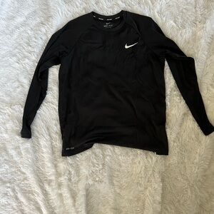 Men’s Nike Dri-FIT Black Swim Shirt Size Medium